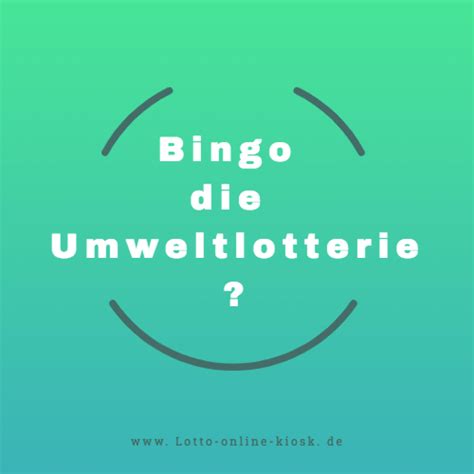 bingo umweltlotterie online spielen